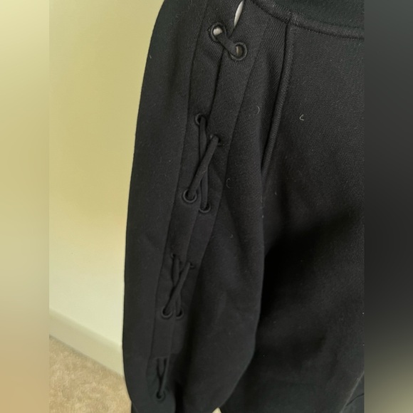 IRO 100% COTTON Black oversized Hoodie Jacket - Picture 11 of 16
